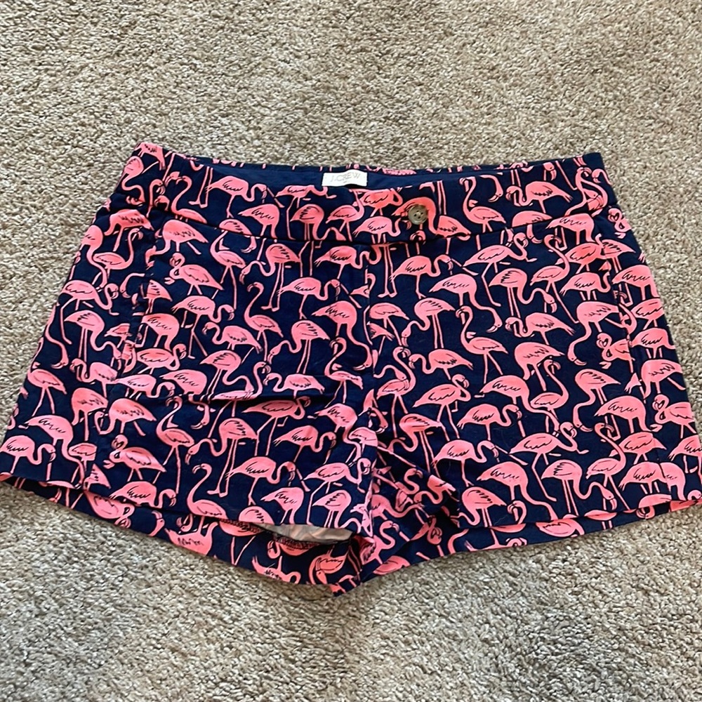 NEW JCrew Flamingo Shorts- size 0